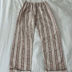 💜 2 for $30 / Funky Striped Bird Patterned Pants